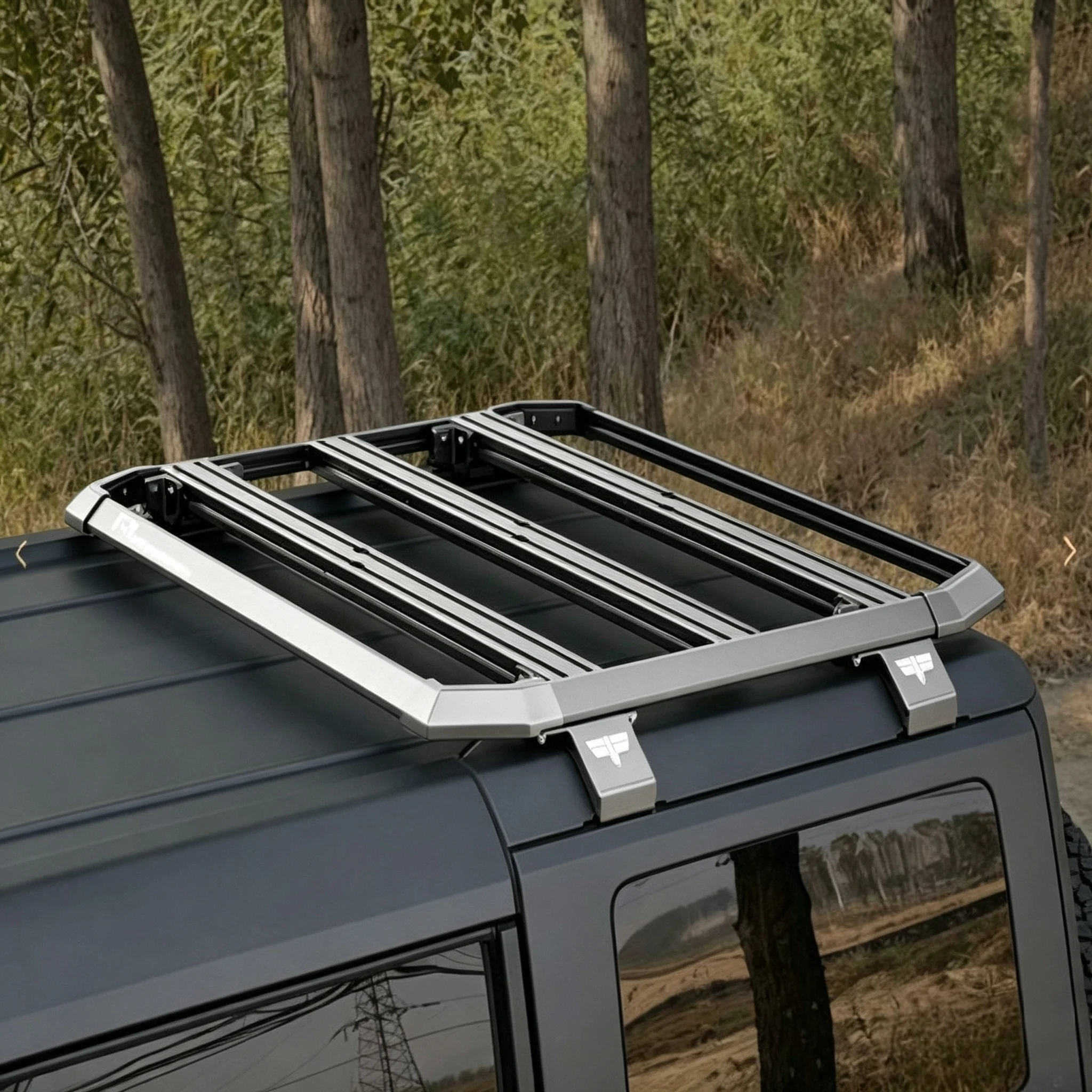 JK Heavy Duty Aluminum Power-coated Short Roof Rack Cargo Basket Luggage Carrier Platform Ford Bronco 2021 2024 4x4 Offroad
JK Heavy Duty Aluminum Power-coated Short Roof Rack Cargo Basket Luggage Carrier Platform Ford Bronco 2021 2024 4x4 Offroad