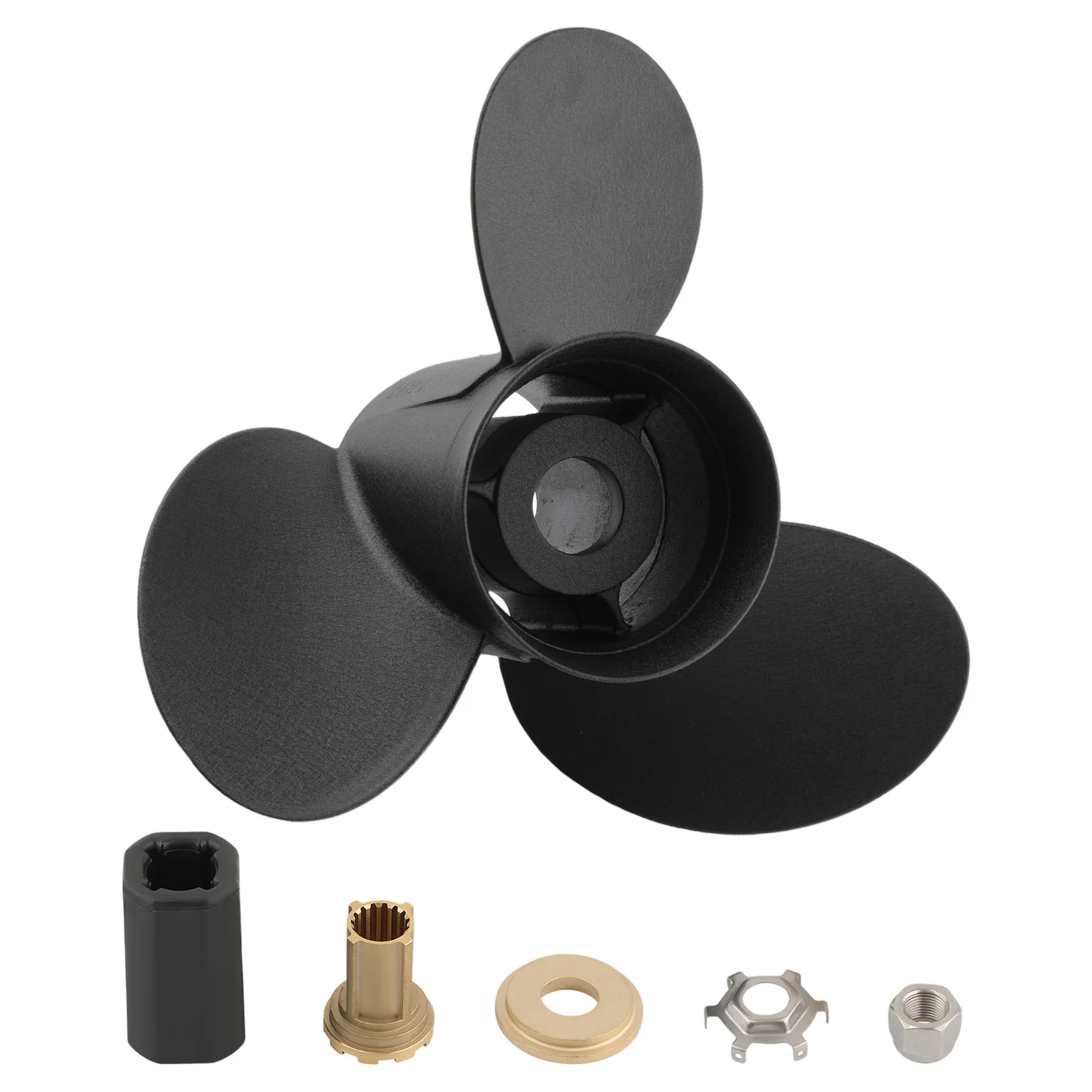 New Aluminum Outboard Propeller for Mercury 135-300HP 4 3/4" Gear Case Black 48-832830A45
New Aluminum Outboard Propeller for Mercury 135-300HP 4 3/4" Gear Case Black 48-832830A45