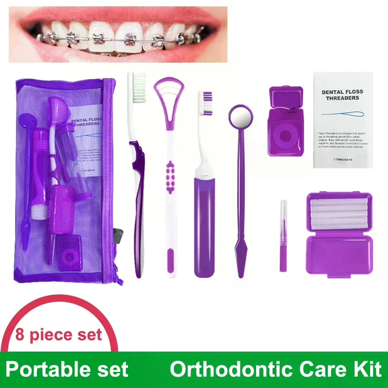 8pcs/set Dental Care Brush Kit Multicolour Dental Wax Teeth Cleaning Tool Mesh Bag Foldable Interdental Brush Floss Thread Wax
8pcs/set Dental Care Brush Kit Multicolour Dental Wax Teeth Cleaning Tool Mesh Bag Foldable Interdental Brush Floss Thread Wax