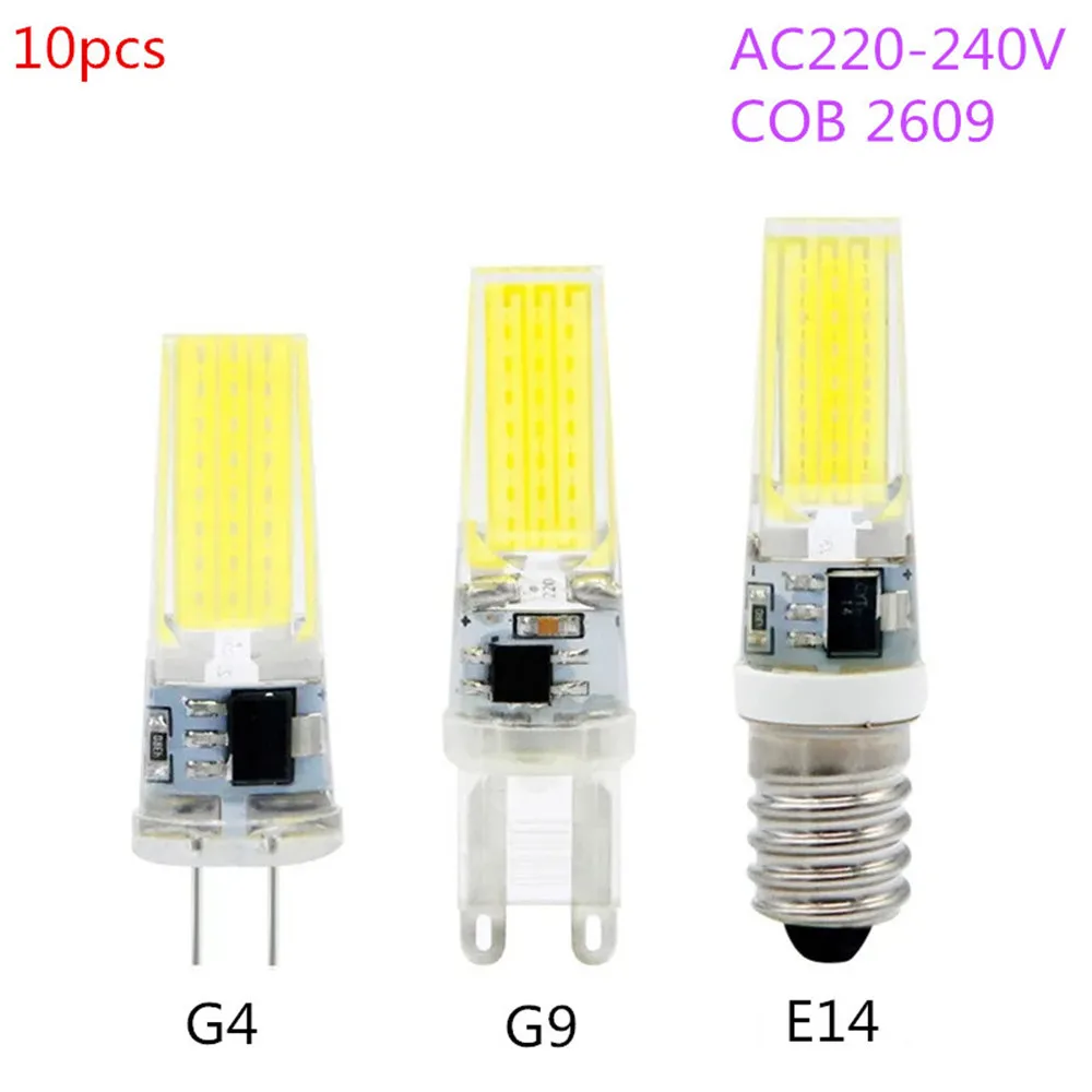 10pcs LED G4 G9 E14 Lamp Bulb AC 200V 240V 5W COB SMD 2508 LED Lighting Lights replace Halogen Spotlight Chandelie
10pcs LED G4 G9 E14 Lamp Bulb AC 200V 240V 5W COB SMD 2508 LED Lighting Lights replace Halogen Spotlight Chandelie
