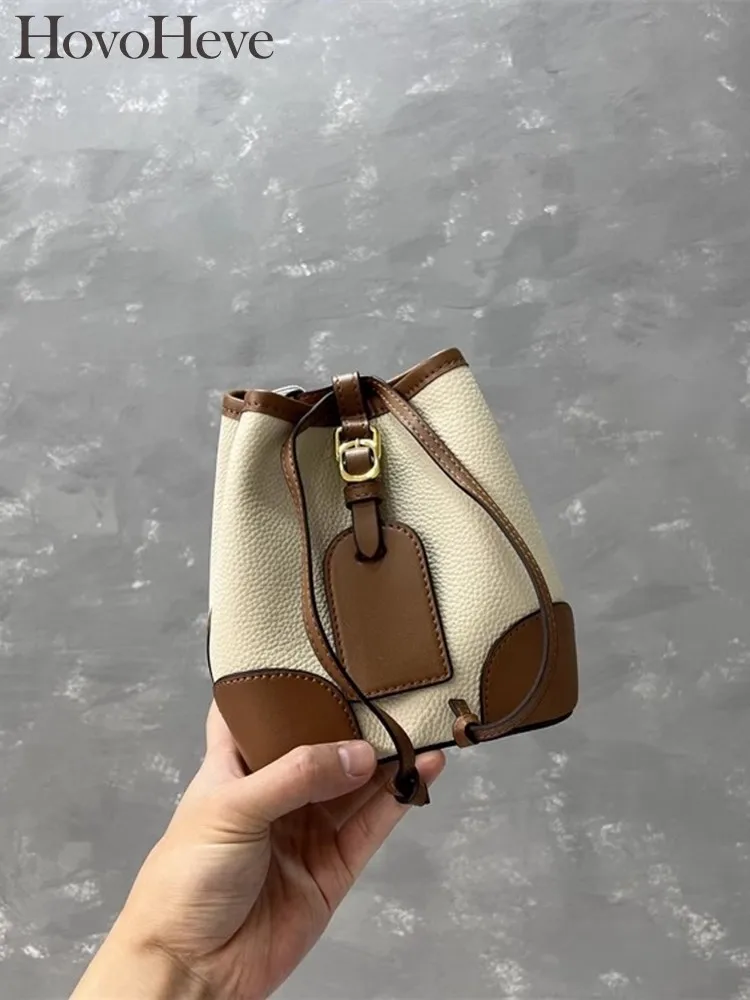 Summer Retro Ladies Fashion New Genuine Leather Mini Bucket Bag Shoulder Strap Small Crossbody Bag Lipstick Bag Coin Purse
Summer Retro Ladies Fashion New Genuine Leather Mini Bucket Bag Shoulder Strap Small Crossbody Bag Lipstick Bag Coin Purse