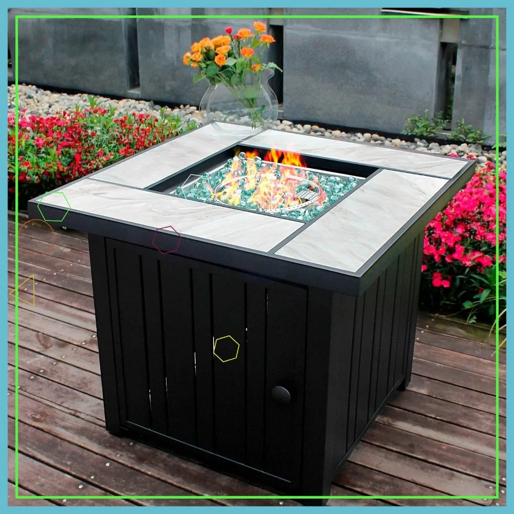 30-дюймовый керамический стол для костра с крышкой, уличный газовый обогреватель мощностью 50 000 БТЕ для патио и сада
30-дюймовый керамический стол для костра с крышкой, уличный газовый обогреватель мощностью 50 000 БТЕ для патио и сада