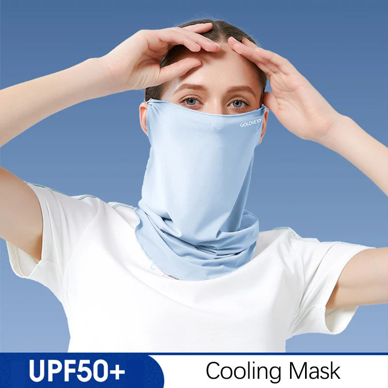 Ladie's Neck Cover Ice Silk Face Mask Cycling UV Protection Ear Loops Cooling Outdoor Running Mask for Women Hiking Neck Scarf
Ladie's Neck Cover Ice Silk Face Mask Cycling UV Protection Ear Loops Cooling Outdoor Running Mask for Women Hiking Neck Scarf