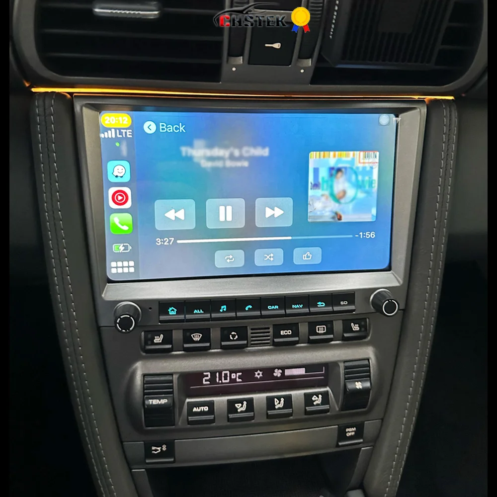 CHSTEK Android 14 Car Radio For Porsche Cayman 911 Boxster 987 997 Wireless Carplay GPS Bluetooth WIFI 4G Multimedia Player
CHSTEK Android 14 Car Radio For Porsche Cayman 911 Boxster 987 997 Wireless Carplay GPS Bluetooth WIFI 4G Multimedia Player