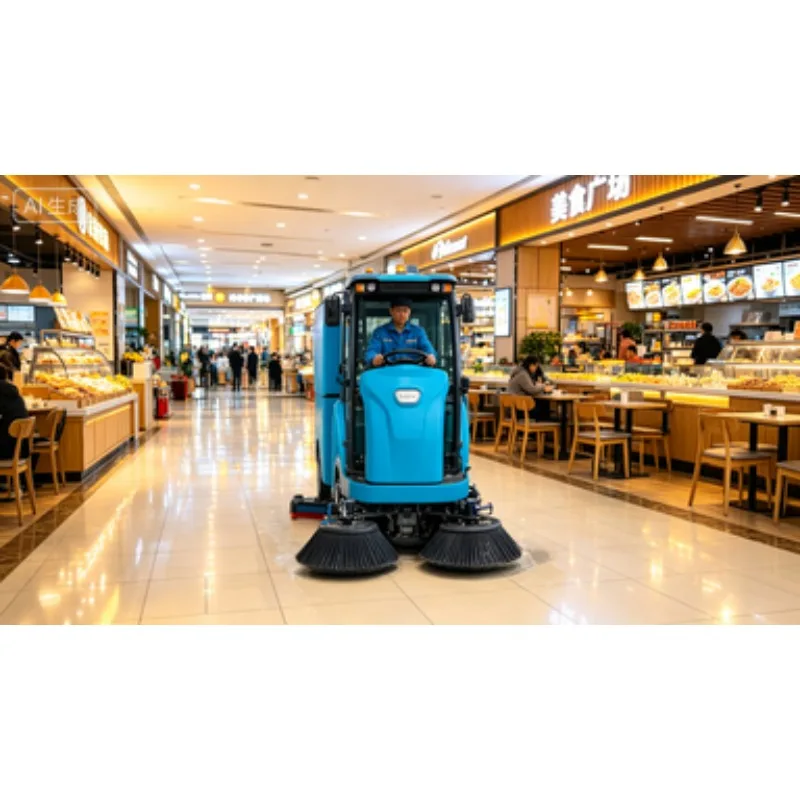 New Electric Ride-On Self-Propelled High Pressure Floor and Road Sweeper with 63 Gal Hopper, 1500W Motor, and 2m Sweep Width
New Electric Ride-On Self-Propelled High Pressure Floor and Road Sweeper with 63 Gal Hopper, 1500W Motor, and 2m Sweep Width
