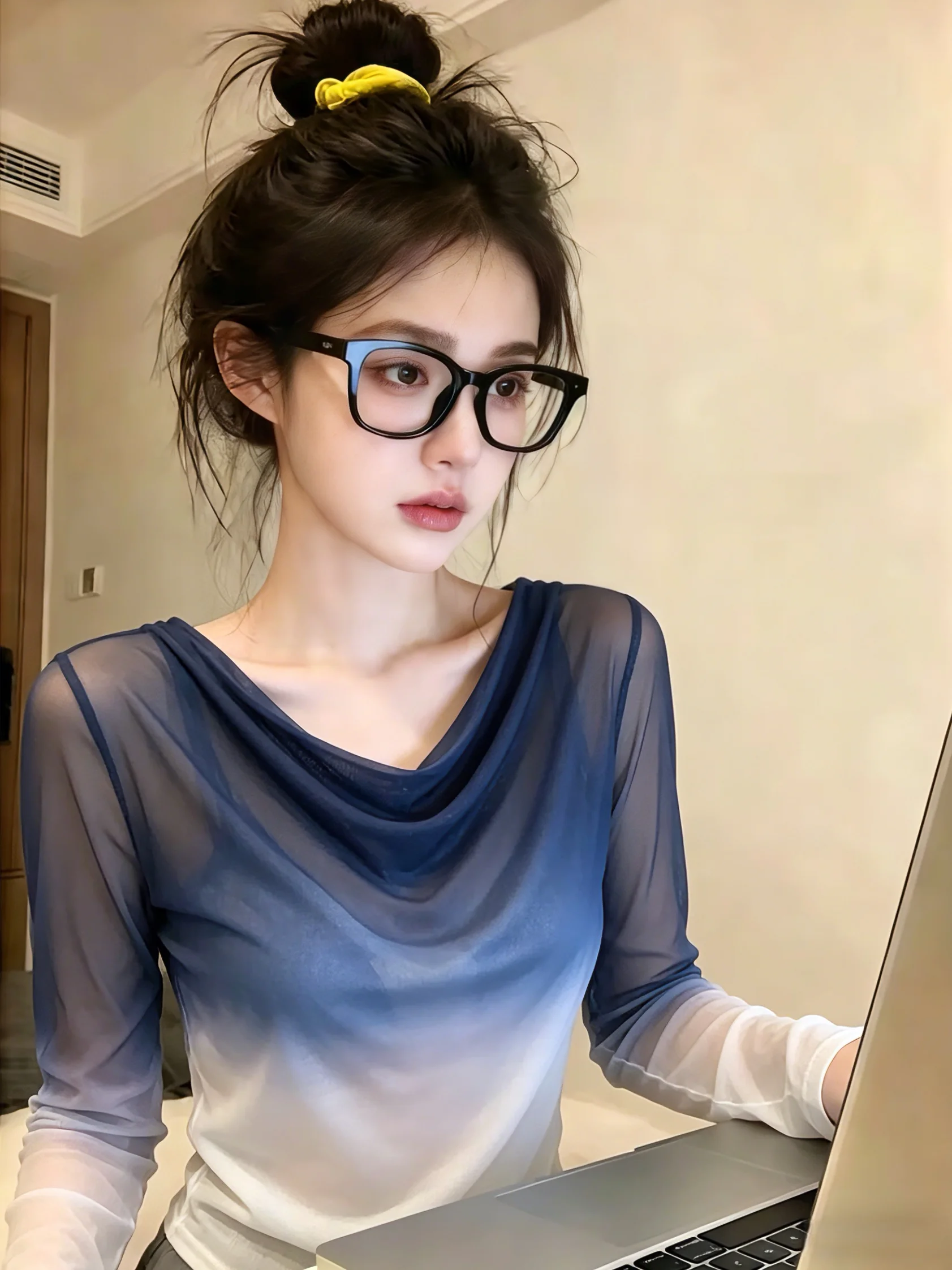 Summer New Gentle Style Women's Long Sleeve Printed Double Layered Mesh Sunshade Cover up Commute Korean Style Slim Fit Silk Top
Summer New Gentle Style Women's Long Sleeve Printed Double Layered Mesh Sunshade Cover up Commute Korean Style Slim Fit Silk Top