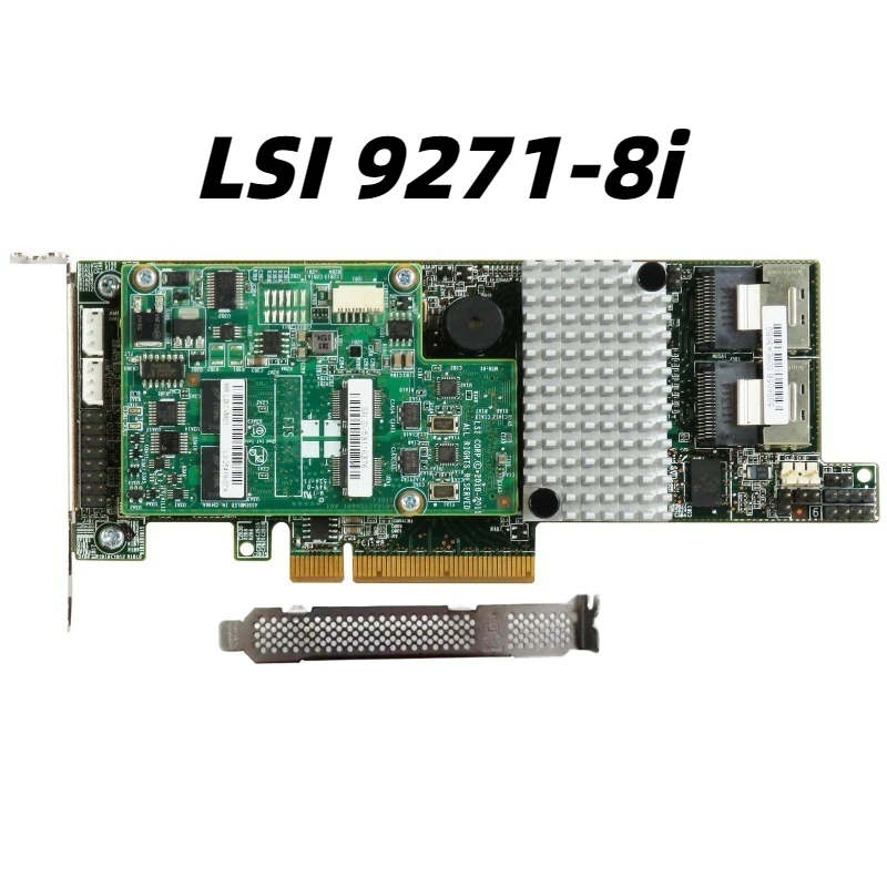 LSI 9271-8i MegaRAID 1GB 8-PORT SAS 6Gbps RAID PCIe x8 LP HBA Controller Card
LSI 9271-8i MegaRAID 1GB 8-PORT SAS 6Gbps RAID PCIe x8 LP HBA Controller Card