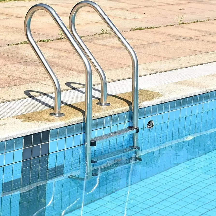 Outdoor Pool Accessories Anti-Slip Stainless Steel Swimming Pool Ladder with 2/3/4 Steps for Pools and Spas
Outdoor Pool Accessories Anti-Slip Stainless Steel Swimming Pool Ladder with 2/3/4 Steps for Pools and Spas