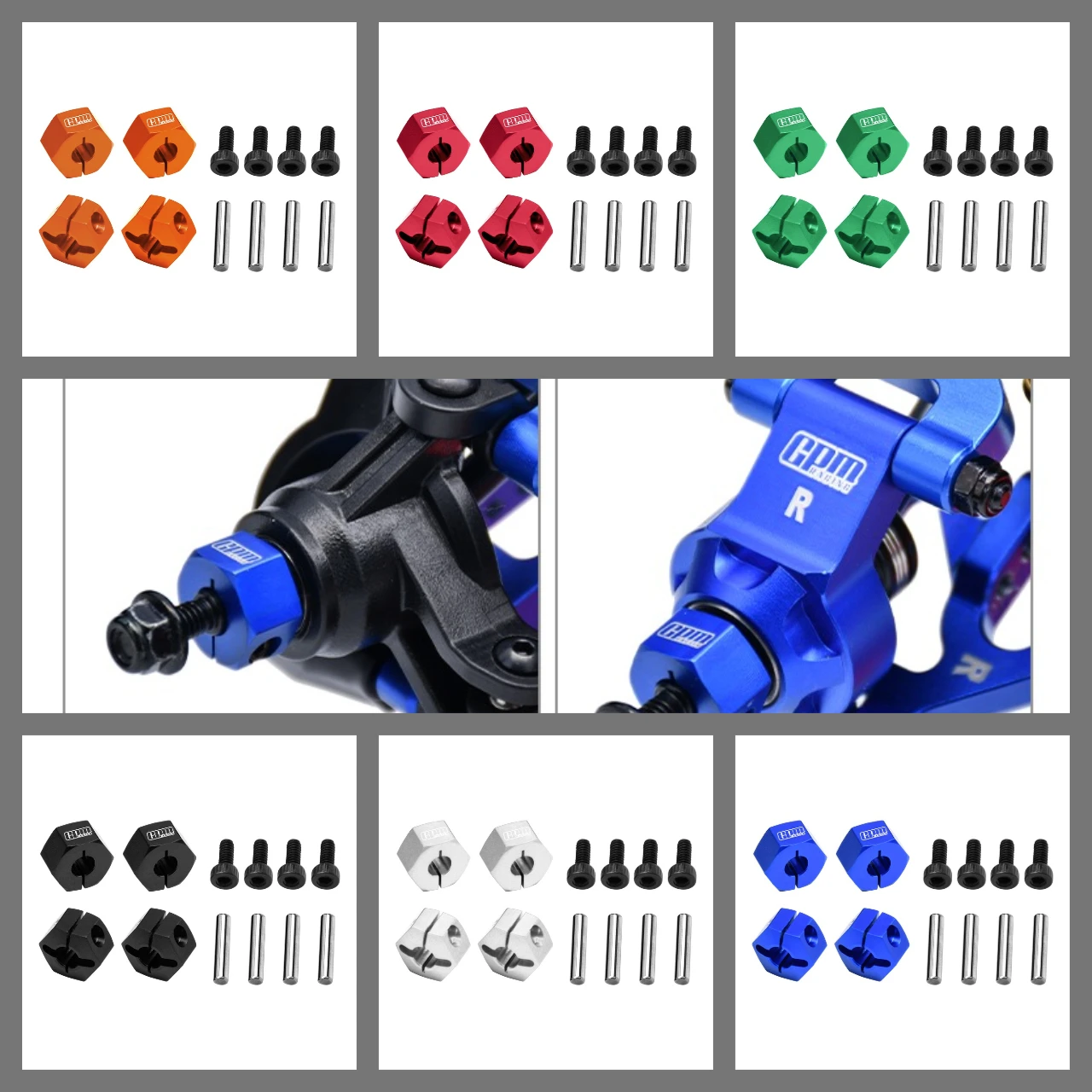 GPM 7075Alu Front&Rear Clamp Type Wheel Hub 12mm TRAXXAS Mini Maxx Mini XRT 3654
GPM 7075Alu Front&Rear Clamp Type Wheel Hub 12mm TRAXXAS Mini Maxx Mini XRT 3654