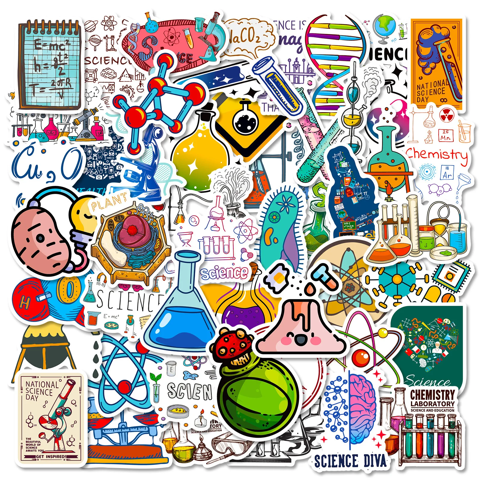 50Pcs Science Laboratory Education Series Stickers Suitcase Phone Case Water Bottle Waterproof Decoration Diy Sticker Packs
50Pcs Science Laboratory Education Series Stickers Suitcase Phone Case Water Bottle Waterproof Decoration Diy Sticker Packs