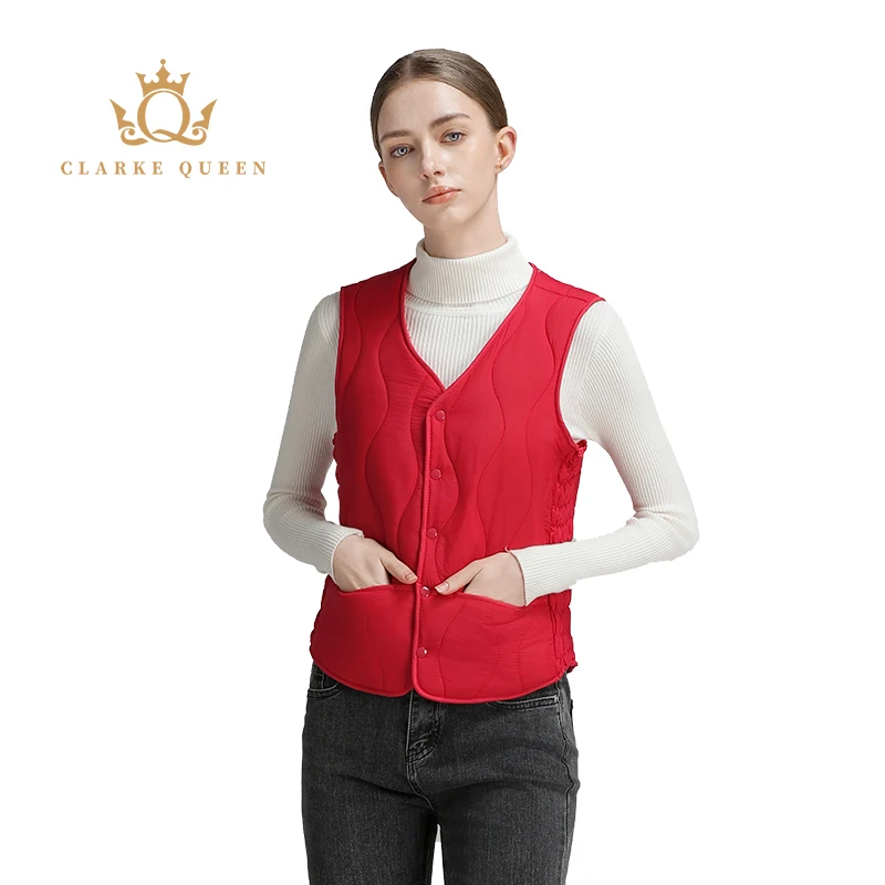 CLARKE QUEEN Winter Vest for Women 90% White Duck Down Padde Puffe Light Weight Gilet 3XL Quilted Sleeveless Short Warm Coat
CLARKE QUEEN Winter Vest for Women 90% White Duck Down Padde Puffe Light Weight Gilet 3XL Quilted Sleeveless Short Warm Coat