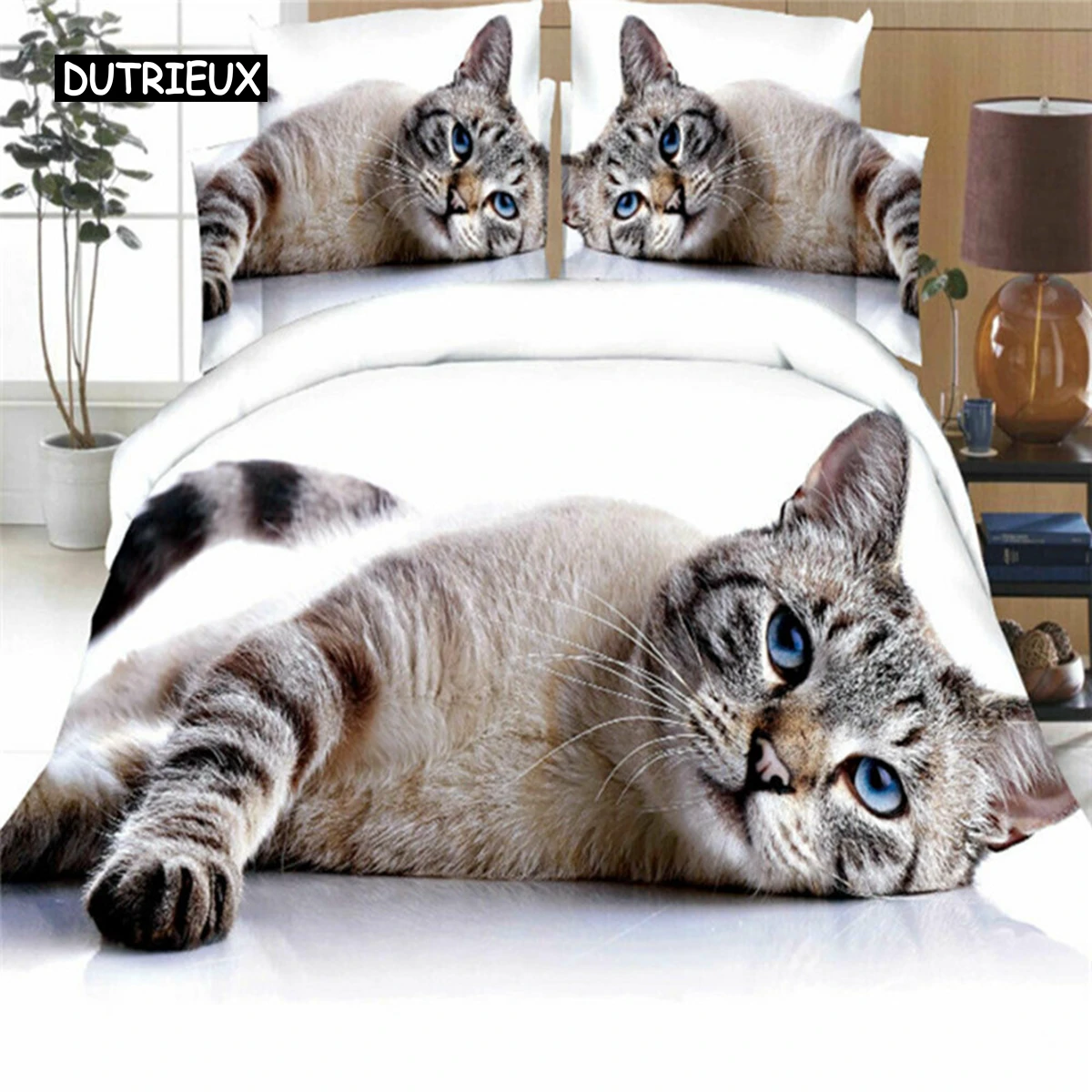 Duvet Cover 3D Cute Cat Dog Print Bedding Set Cute Duvet Cover Wild Animal Tribal Bed Cover Women Girls Kid Bedroom Decoration
Duvet Cover 3D Cute Cat Dog Print Bedding Set Cute Duvet Cover Wild Animal Tribal Bed Cover Women Girls Kid Bedroom Decoration