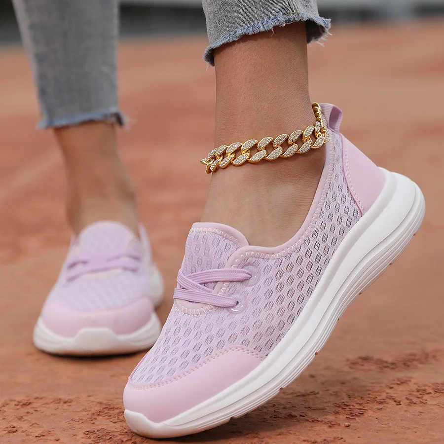 Fashion Women Summer Sneakers Shoes Solid Color Running Shoes Breathable Mesh Flats Light Woman Jogging Shoes Casual Sneakers
Fashion Women Summer Sneakers Shoes Solid Color Running Shoes Breathable Mesh Flats Light Woman Jogging Shoes Casual Sneakers
