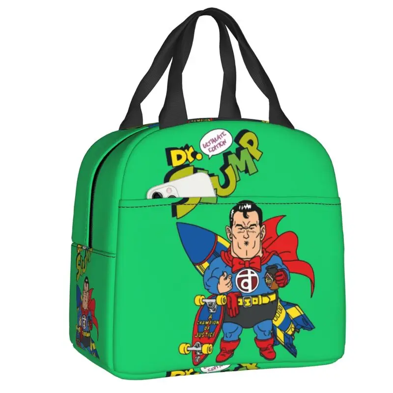 Custom Dr. Slump Supermen Lunch Bag Women Anime Manga Thermal Cooler Insulated Lunch Box for Kids School Children
Custom Dr. Slump Supermen Lunch Bag Women Anime Manga Thermal Cooler Insulated Lunch Box for Kids School Children