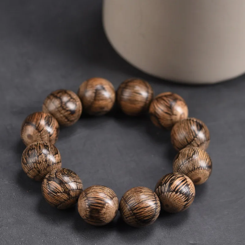 Gnetum parvifolius Prayer Bead Bracelet Precision Matched Eye Hawk Eye Wood Wrist Mala for Men Women Round Bead Jewelry Gifts
Gnetum parvifolius Prayer Bead Bracelet Precision Matched Eye Hawk Eye Wood Wrist Mala for Men Women Round Bead Jewelry Gifts