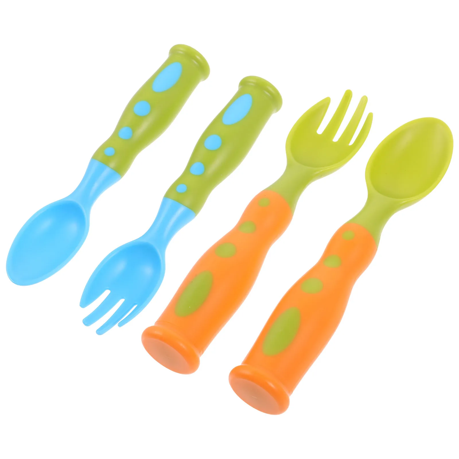 2Sets Baby Training Utensils Set Toddler Self Feeding Fork Spoon Safe Reusable Lightweight for Travel Camping Baby
2Sets Baby Training Utensils Set Toddler Self Feeding Fork Spoon Safe Reusable Lightweight for Travel Camping Baby