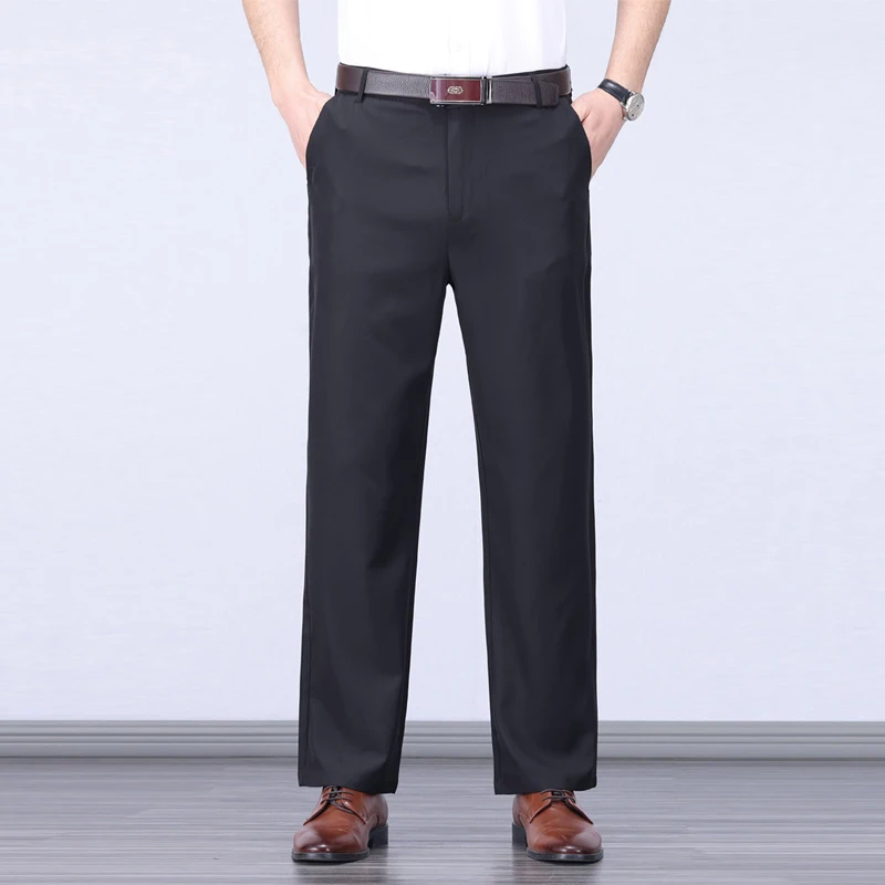 Мужские брюки стрейч, однотонные черные, смарт-кэжуал, офисные, быстросохнущие, костюмные, новые, весна-осень, корейский стиль, прямые брюки
Мужские брюки стрейч, однотонные черные, смарт-кэжуал, офисные, быстросохнущие, костюмные, новые, весна-осень, корейский стиль, прямые брюки