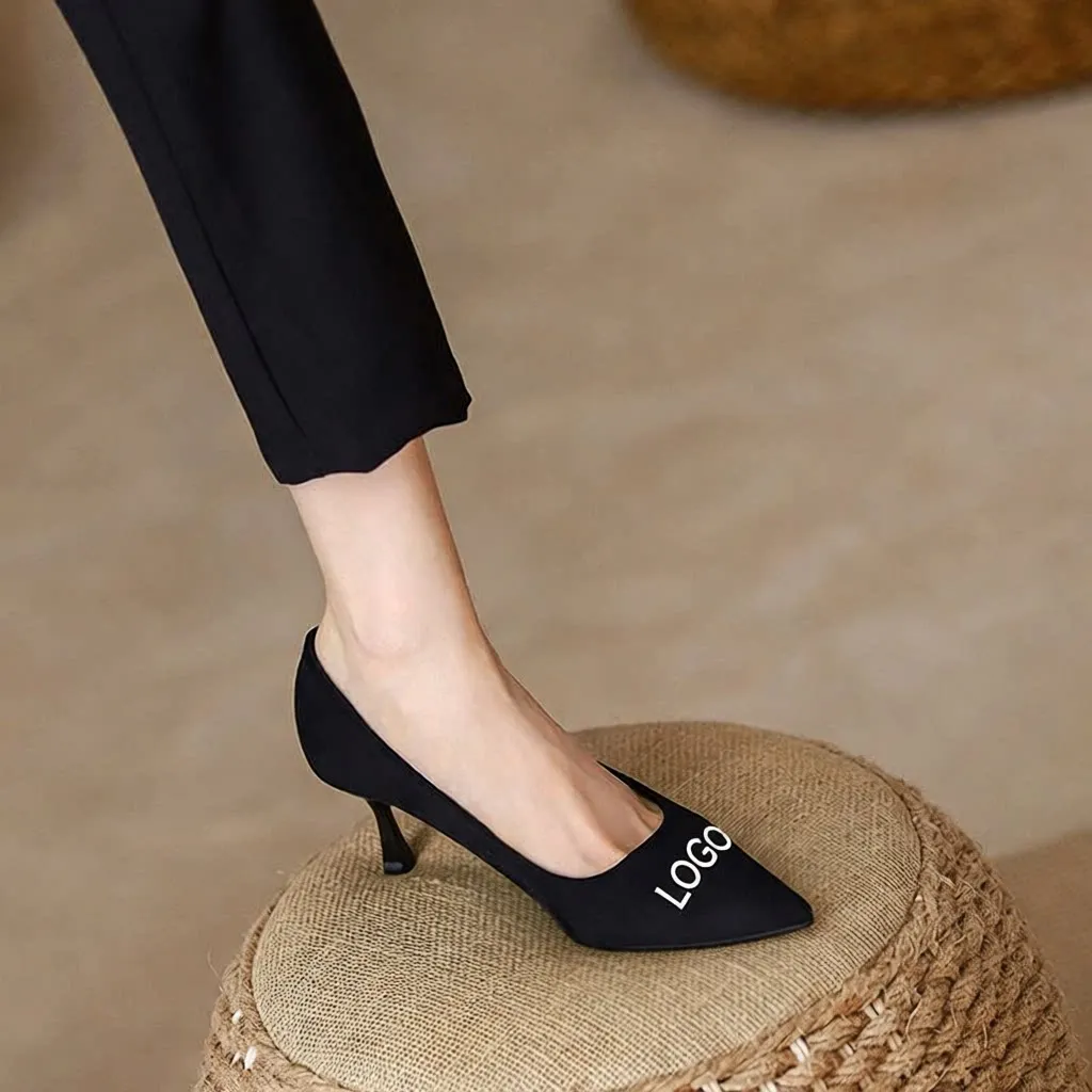 Black Velvet High Heels Women's Professional Work Shoes Autumn New Style Thin Heel Interview Shoes Comfortable City Walk Foot...
Black Velvet High Heels Women's Professional Work Shoes Autumn New Style Thin Heel Interview Shoes Comfortable City Walk Foot...