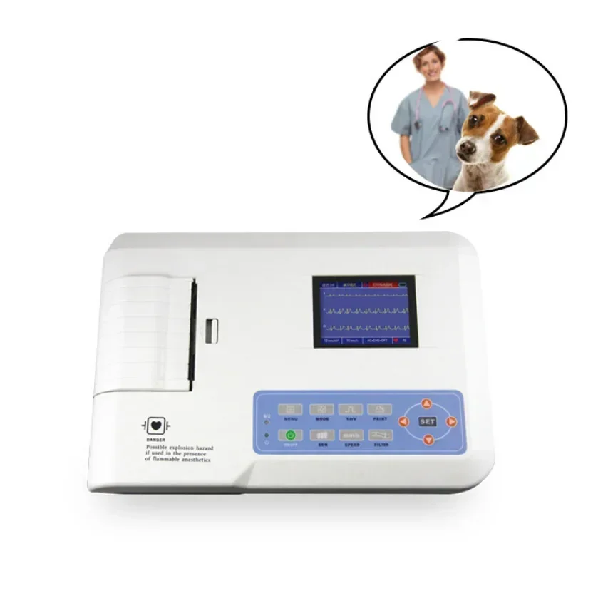 Cheap And Fine Veterinary ECG Machine Three-channel ECG Machine For Animal Cats And Dogs
Cheap And Fine Veterinary ECG Machine Three-channel ECG Machine For Animal Cats And Dogs