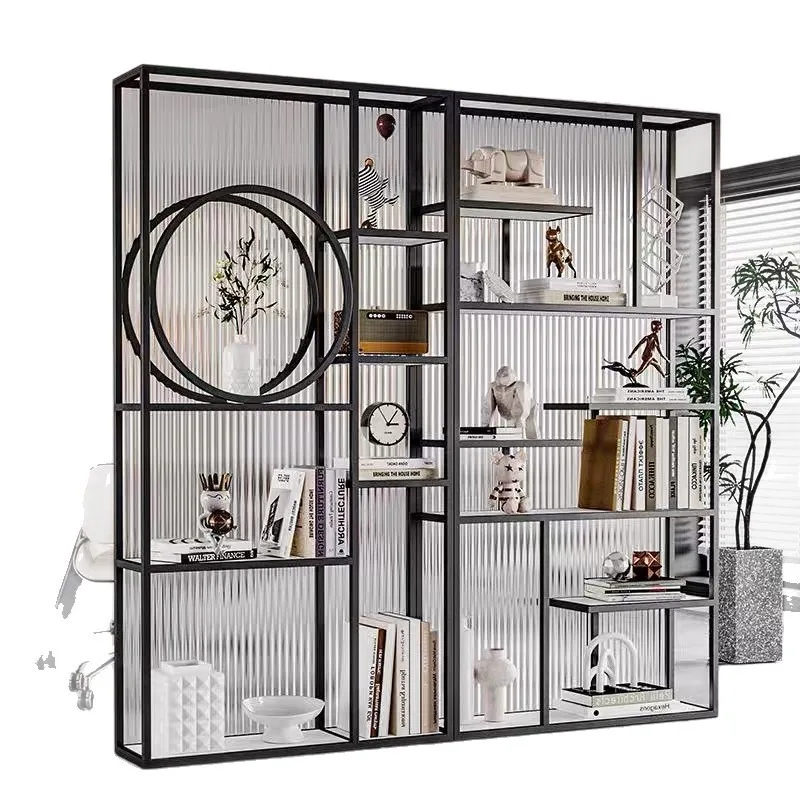 Glass display stand, screen partition cabinet, entrance door, entrance office partition wall, modern simple decorative shelf
Glass display stand, screen partition cabinet, entrance door, entrance office partition wall, modern simple decorative shelf