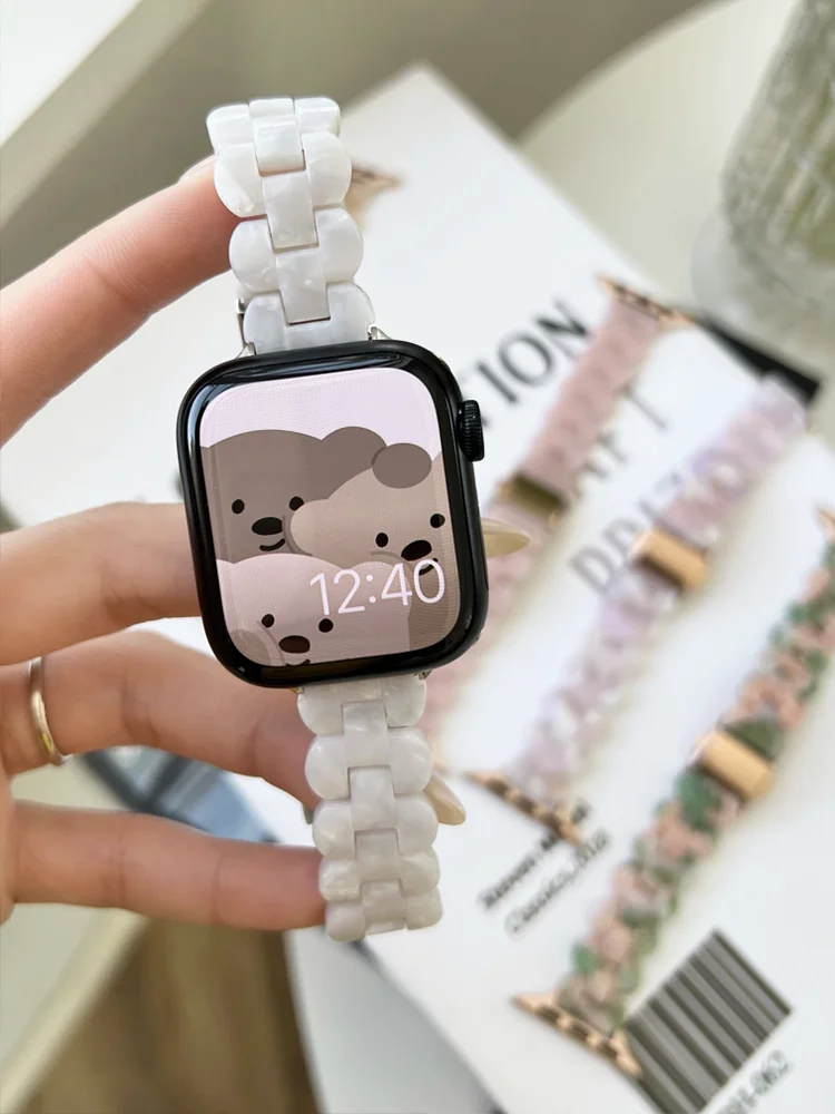 Ремешок из смолы для Apple Watch, ремешок 45 мм ultra 2, 49 мм, 44 мм, 40 мм, 41 мм, 42 мм, 46 мм, тонкий браслет из ледников, серия 10/9/8/7/SE 6 5 4
Ремешок из смолы для Apple Watch, ремешок 45 мм ultra 2, 49 мм, 44 мм, 40 мм, 41 мм, 42 мм, 46 мм, тонкий браслет из ледников, серия 10/9/8/7/SE 6 5 4