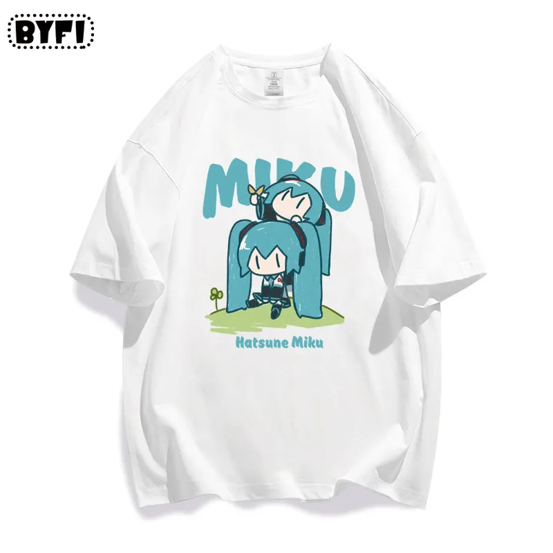 Hatsune Miku Collaborates on The Future MIKU Line Style Pure Cotton Printed New Fashion Trend Men's and Women's Short Sleeves
Hatsune Miku Collaborates on The Future MIKU Line Style Pure Cotton Printed New Fashion Trend Men's and Women's Short Sleeves