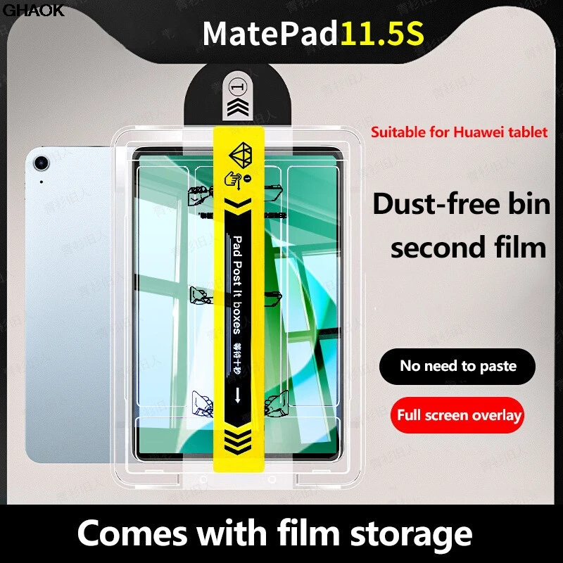 Auto Install Kit Tempered Glass For Huawei MatePad 11.5 S 2024 11.5 11 PaperMatte Air11.5 SE10.4 T10S T10 SE 10.1 Pro 11 10.8 M6
Auto Install Kit Tempered Glass For Huawei MatePad 11.5 S 2024 11.5 11 PaperMatte Air11.5 SE10.4 T10S T10 SE 10.1 Pro 11 10.8 M6