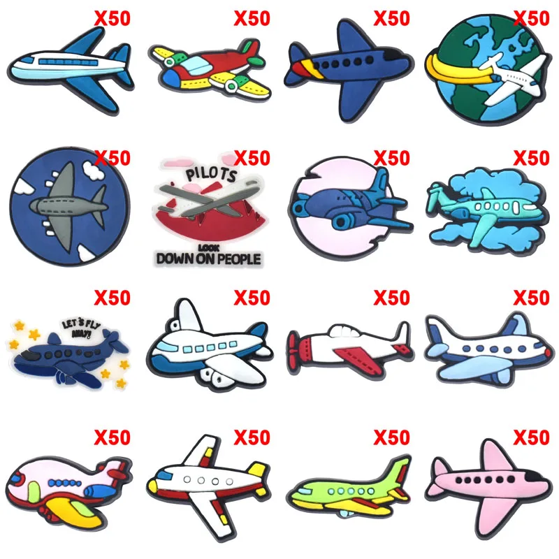 Bulk Pins for Crocs Charms Shoes Accessories Aircraft Plane Decoration Jeans Women Sandals Buckle Kids Favors Men Badges
Bulk Pins for Crocs Charms Shoes Accessories Aircraft Plane Decoration Jeans Women Sandals Buckle Kids Favors Men Badges