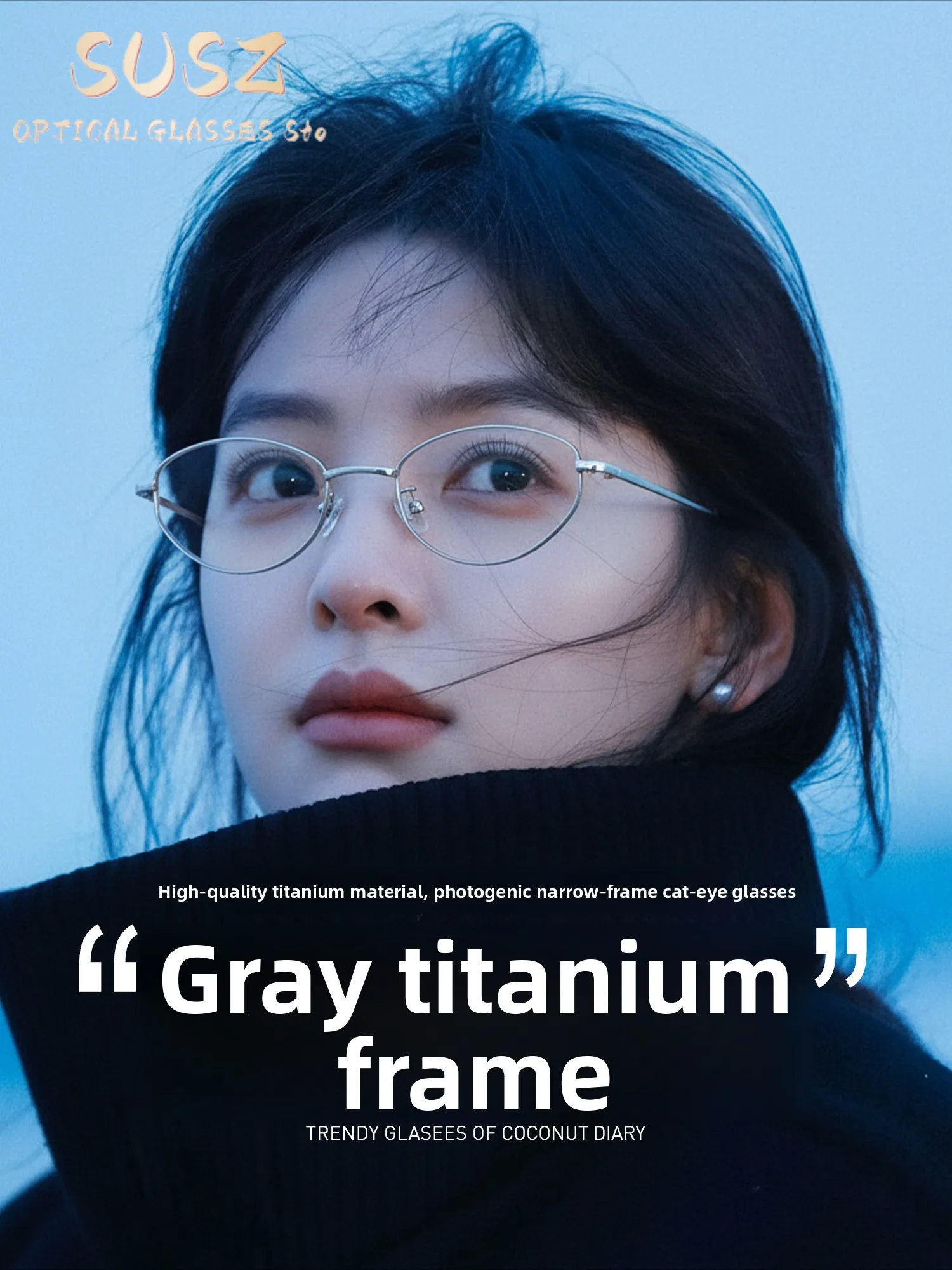 Charmwind Retro Cat Eye Glasses Frame Titanium Lightweight Eyewear Women High Intelligence Myopia Glasses
Charmwind Retro Cat Eye Glasses Frame Titanium Lightweight Eyewear Women High Intelligence Myopia Glasses