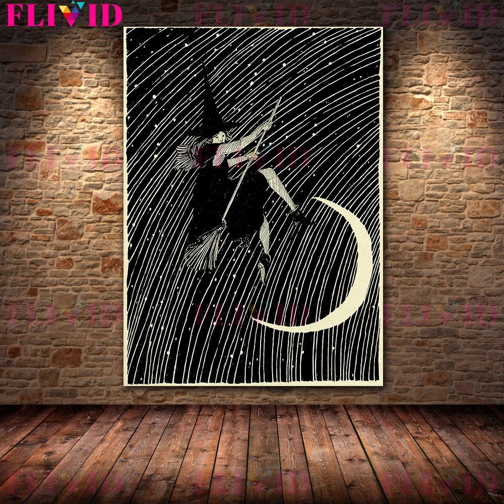 Skeleton Ghost Spirit Reaper And Demon Fire Vintage Wall Art Canvas Painting Moon Nymph And Witch Art Poster Print Home Decor
Skeleton Ghost Spirit Reaper And Demon Fire Vintage Wall Art Canvas Painting Moon Nymph And Witch Art Poster Print Home Decor