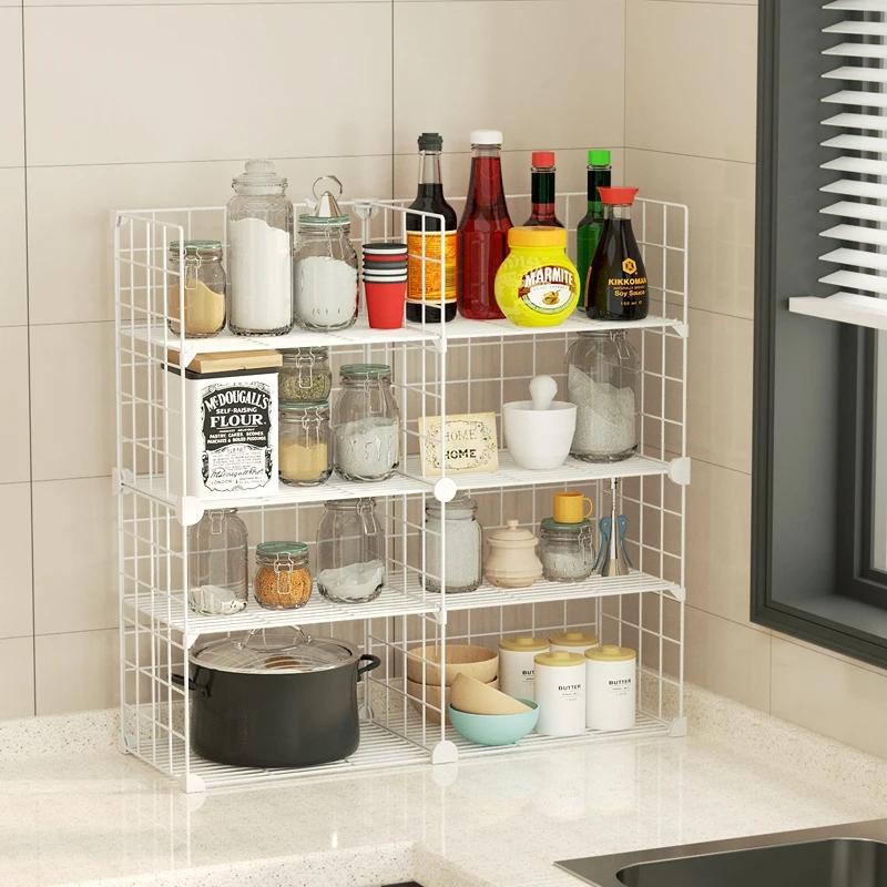 Kitchen Multi-layer Storage Ra Stand Iron Material Countertop Bowl Cabinet Organizer Home Use Desktop Small elf
Kitchen Multi-layer Storage Ra Stand Iron Material Countertop Bowl Cabinet Organizer Home Use Desktop Small elf