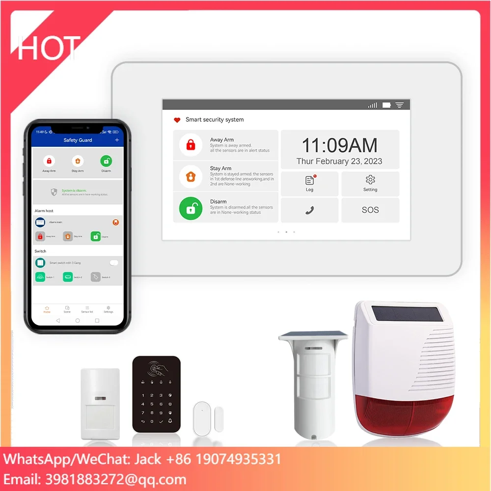 Wholesale Home Automation Tuya Smart GSM Wifi Alarms Security System For House Burglar Security
Wholesale Home Automation Tuya Smart GSM Wifi Alarms Security System For House Burglar Security