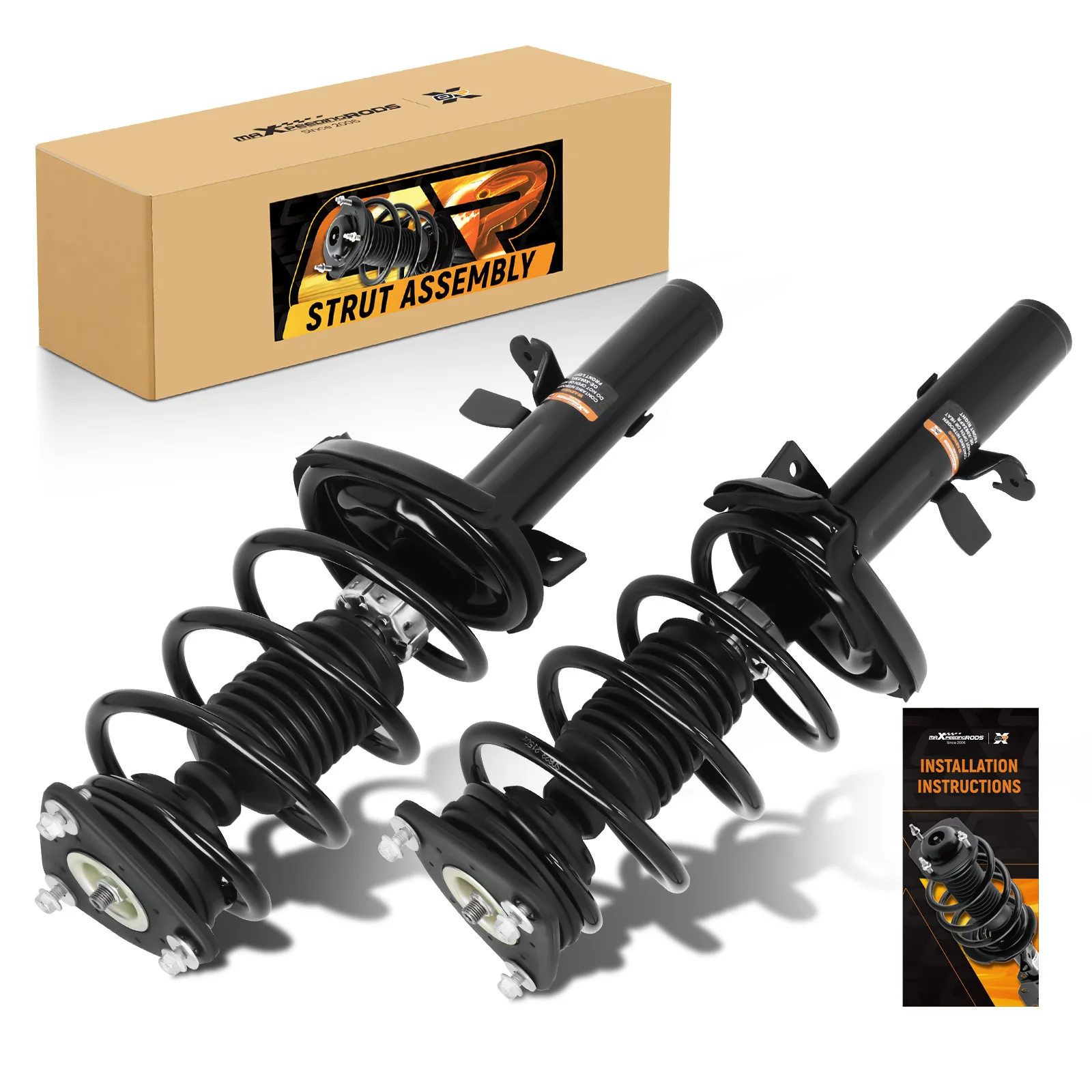 MaXpeedingrods OE Strut Assembly Suspension Set Front Struts W/ Coil Spring for Ford Focus 2.0L 2012 2013
MaXpeedingrods OE Strut Assembly Suspension Set Front Struts W/ Coil Spring for Ford Focus 2.0L 2012 2013