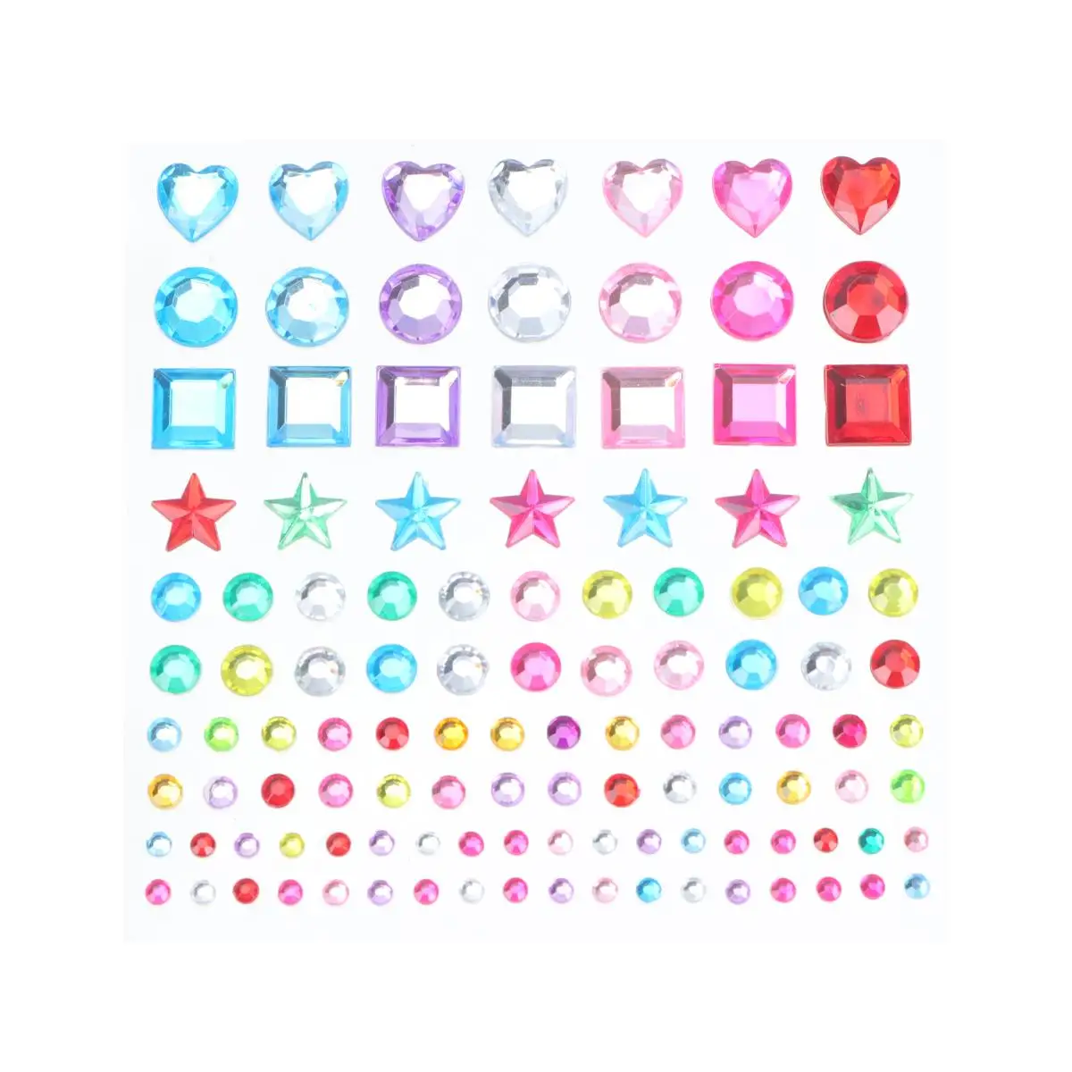 Crystal Sticker Set 5 Sheets Kids Decor Multi Shape Bright Color Acrylic Stickers Rhinestone Gems Glass Manicure DIY Craft
Crystal Sticker Set 5 Sheets Kids Decor Multi Shape Bright Color Acrylic Stickers Rhinestone Gems Glass Manicure DIY Craft