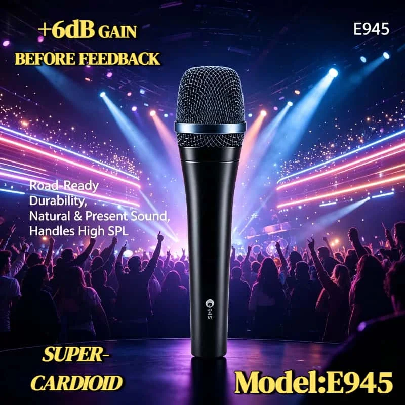Streaming Conference 2026 New 3PCS Evolution 900 E945 Dynamic Mic Live Performances KTV Singing Original Hot Sale Pro Version
Streaming Conference 2026 New 3PCS Evolution 900 E945 Dynamic Mic Live Performances KTV Singing Original Hot Sale Pro Version