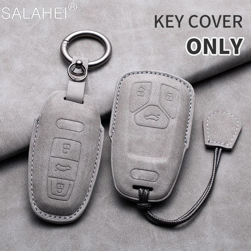 Car Smart Key Case Leather Keychain For Audi A3 A4 Q3 Q5 TT A1 A4L A5 Q5L Q7 A6L A7 A8L A6 Folding Key Protection Shell Keyring
Car Smart Key Case Leather Keychain For Audi A3 A4 Q3 Q5 TT A1 A4L A5 Q5L Q7 A6L A7 A8L A6 Folding Key Protection Shell Keyring