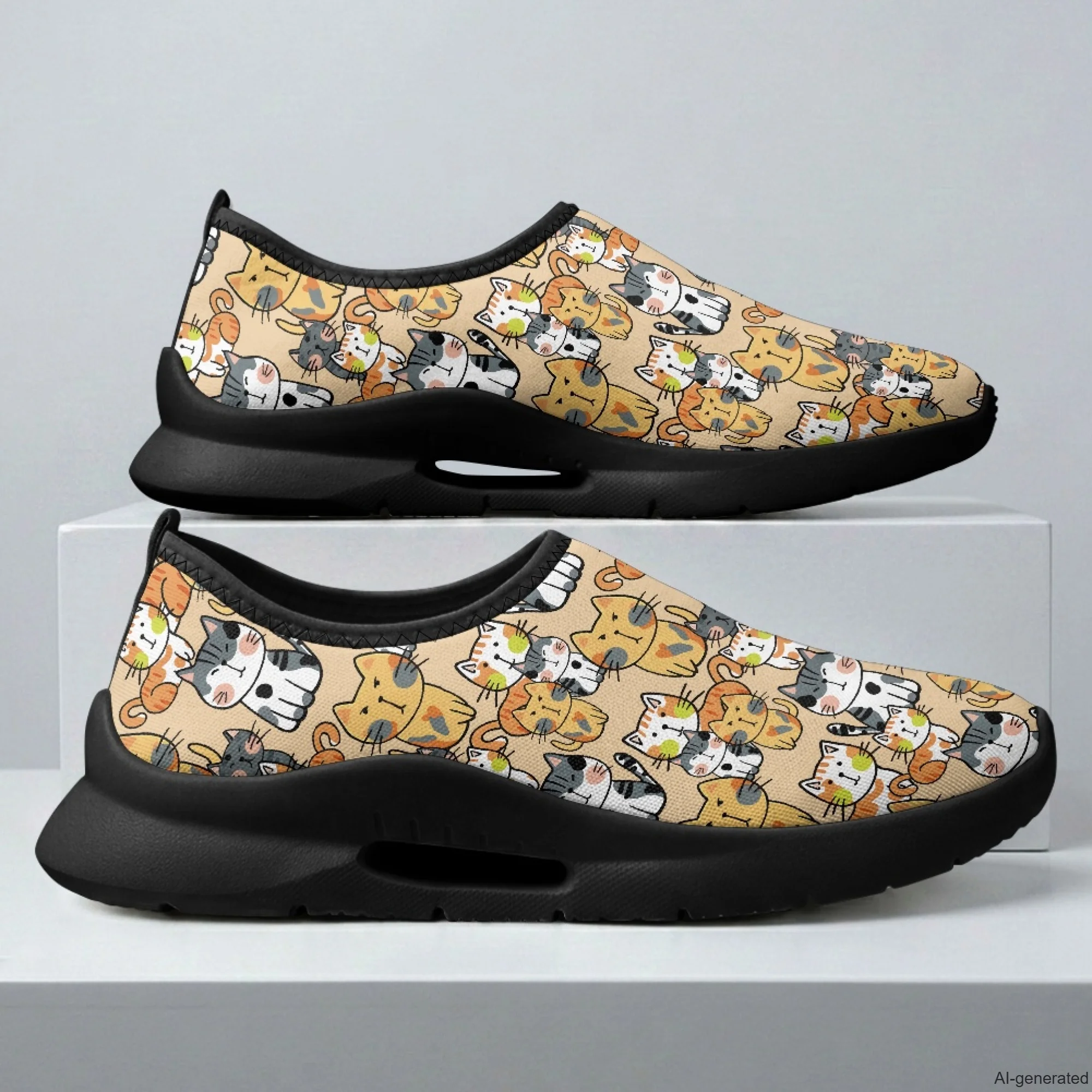 XIXIRIMIDO Mens Casual Shoes Slip On Walking Sneakers Women Gym Workout Shoes Cute Cat Print Breathable Mesh Shoes 35-48
XIXIRIMIDO Mens Casual Shoes Slip On Walking Sneakers Women Gym Workout Shoes Cute Cat Print Breathable Mesh Shoes 35-48
