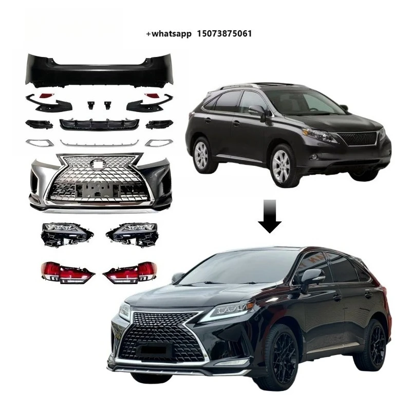 Car Bumpers for RX300 Rx350 2010 Bodykit Upgrade to 2020 LED Headlights Sport Grille for Rx350 RX270 2009-2015 Facelift
Car Bumpers for RX300 Rx350 2010 Bodykit Upgrade to 2020 LED Headlights Sport Grille for Rx350 RX270 2009-2015 Facelift