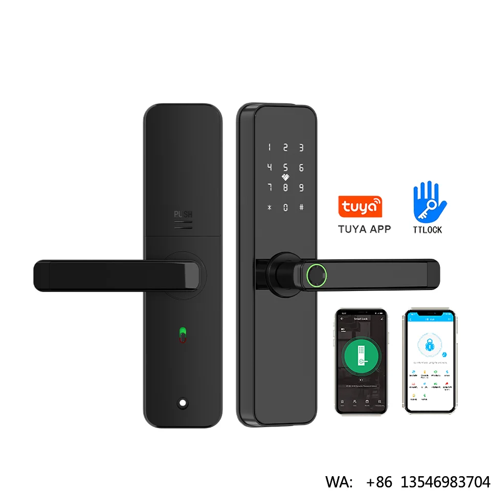 Intelligent Home Biometric Tuya TTLock App Cerraduras Inteligentes Con Wifi Electric Digital Fingerprint Smart Door Lock
Intelligent Home Biometric Tuya TTLock App Cerraduras Inteligentes Con Wifi Electric Digital Fingerprint Smart Door Lock
