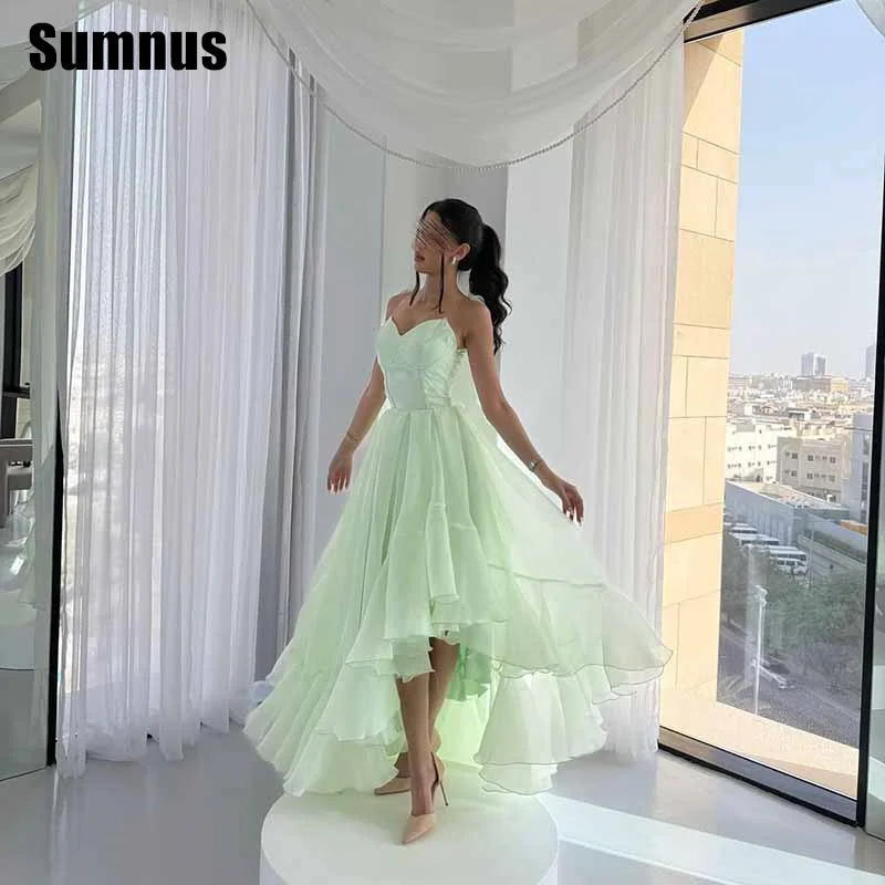Sumnus Fairytale Светло-зеленое платье трапециевидной формы для выпускного вечера без рукавов с высокой/низкой длиной до щиколотки, вечернее платье длиной до щиколотки по индивидуальному заказу
Sumnus Fairytale Светло-зеленое платье трапециевидной формы для выпускного вечера без рукавов с высокой/низкой длиной до щиколотки, вечернее платье длиной до щиколотки по индивидуальному заказу