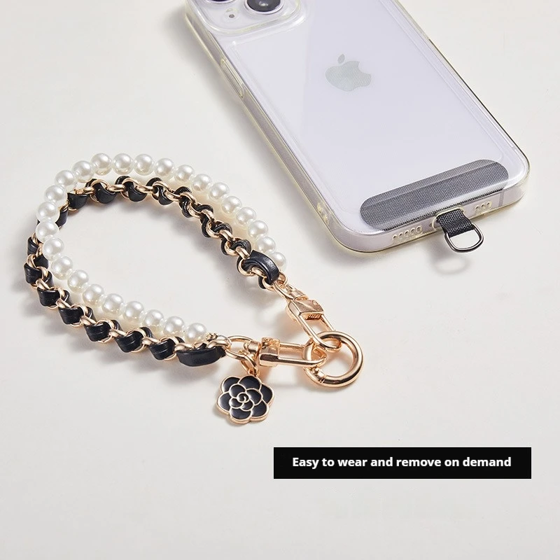 Pearl Phone Strap Lanyard - Decorative Wrist Mobile Phone Chain with Key Ring Bag Pen Holder for Women Girls Fashion Accessory
Pearl Phone Strap Lanyard - Decorative Wrist Mobile Phone Chain with Key Ring Bag Pen Holder for Women Girls Fashion Accessory