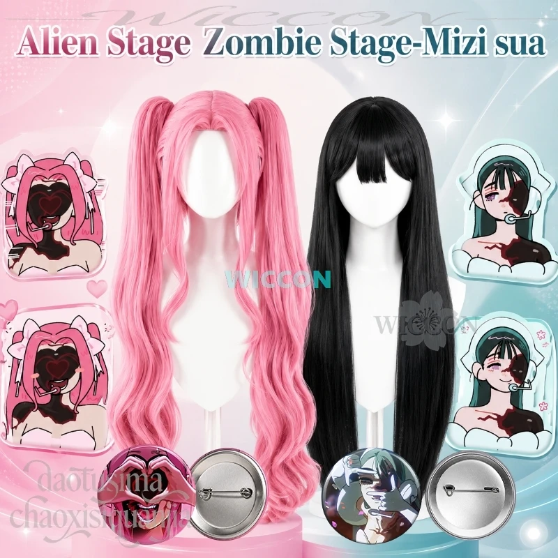 Anime Alien Stage Zombie Stage Cosplay Idol Y2K Mizi Kawaii Pink Twin Ponytails Wigs Sua Long Straight Black Hair Synthetic Hair
Anime Alien Stage Zombie Stage Cosplay Idol Y2K Mizi Kawaii Pink Twin Ponytails Wigs Sua Long Straight Black Hair Synthetic Hair