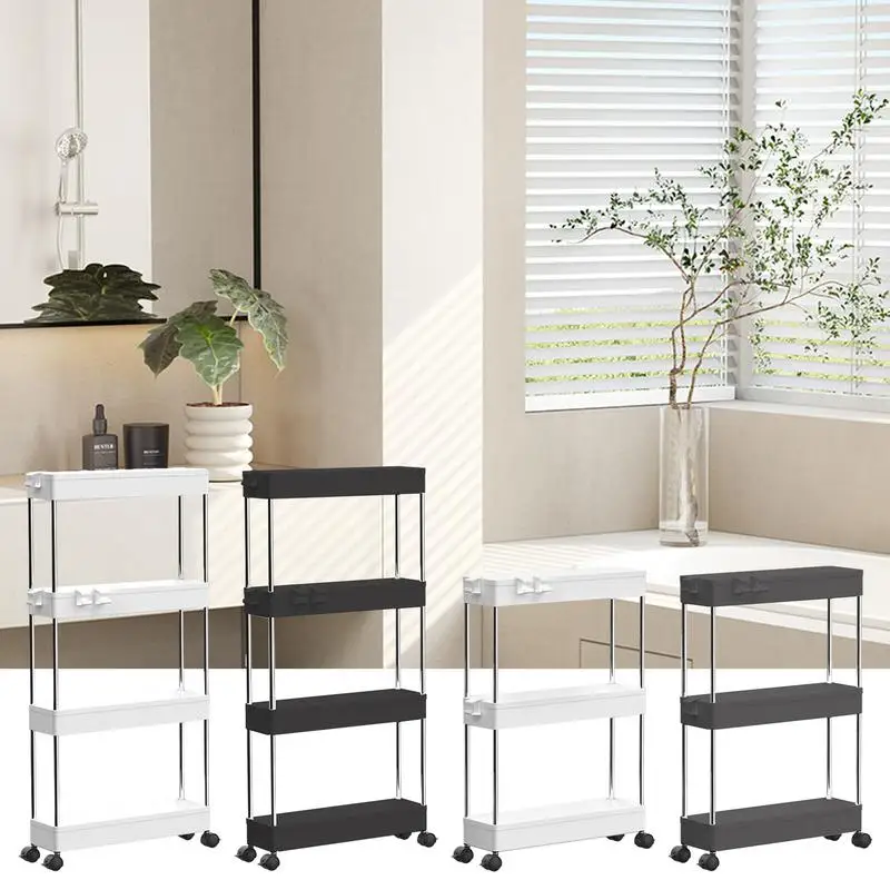 Bathroom Cart On Wheels Rolling Storage Cart High Capacity Storage Shelf Movable Storage Rack Rolling Utility Cart for Kitchen
Bathroom Cart On Wheels Rolling Storage Cart High Capacity Storage Shelf Movable Storage Rack Rolling Utility Cart for Kitchen