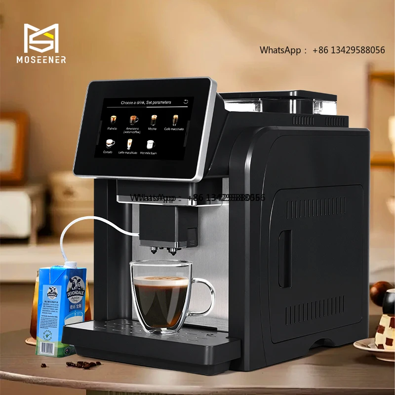 MOSEENER Professional Cappuccino Coffee Machine Automatic Modular Bubble Tea Machine Commercial Espresso Coffee Machine
MOSEENER Professional Cappuccino Coffee Machine Automatic Modular Bubble Tea Machine Commercial Espresso Coffee Machine