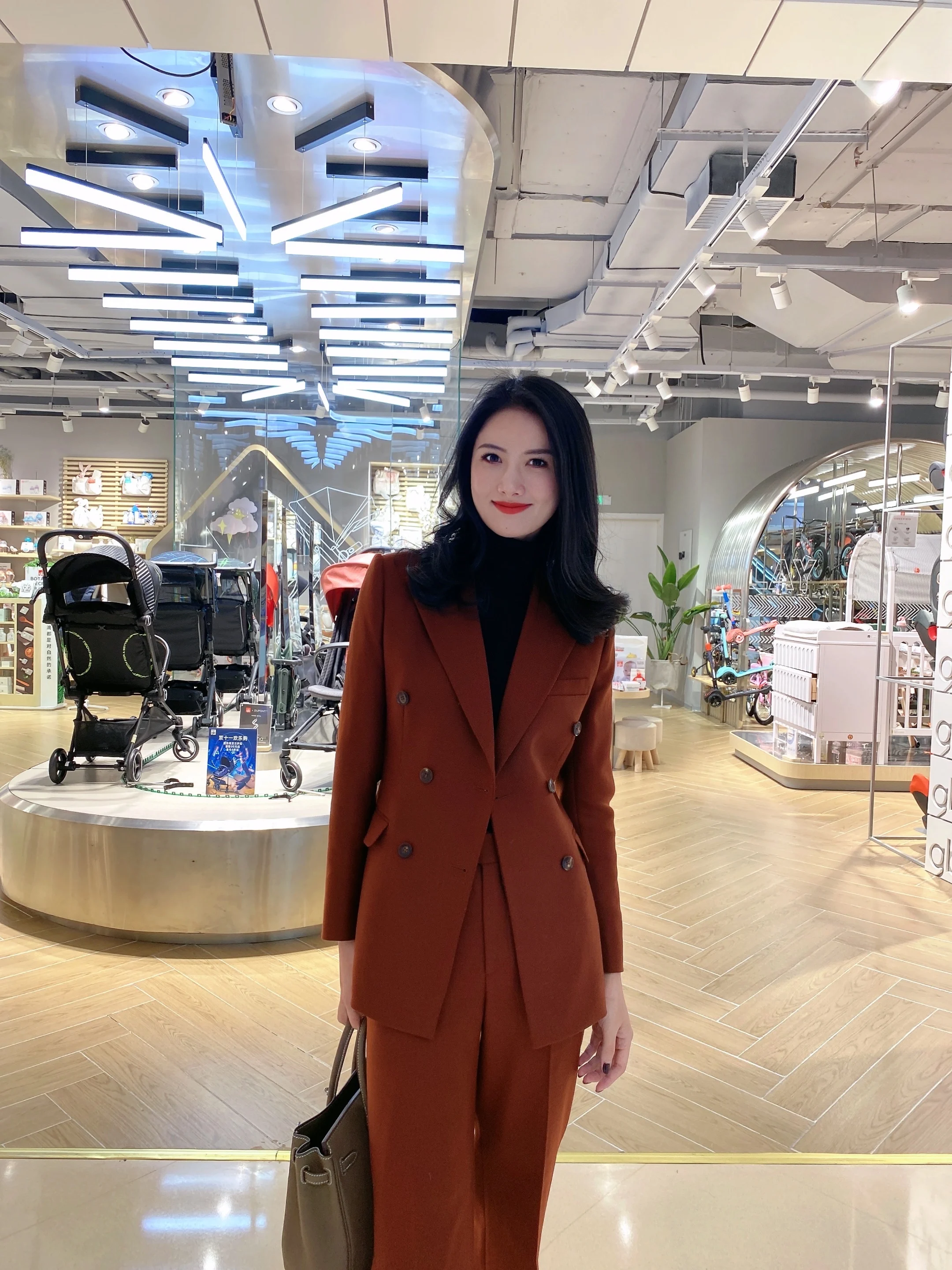 Winter Thiened Wool Straight Leg Pants Suit Women's Slim Fit Woolen Pants Double Breasted Button up Profional Office Wear
Winter Thiened Wool Straight Leg Pants Suit Women's Slim Fit Woolen Pants Double Breasted Button up Profional Office Wear