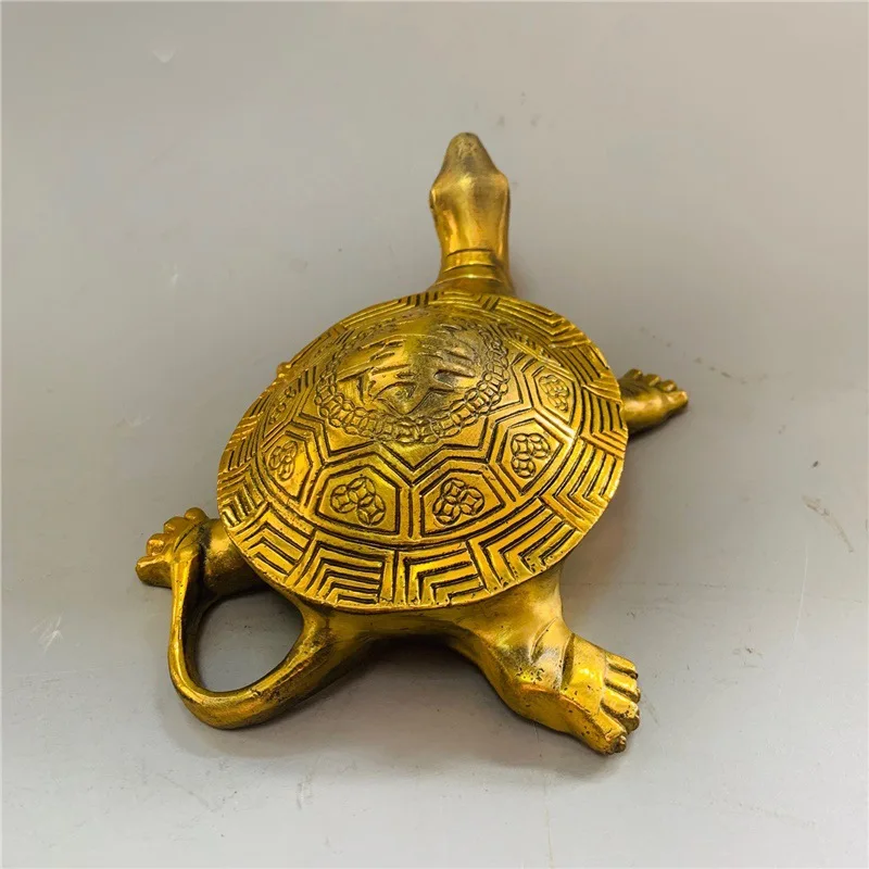 Brass Turtle Ornament Brass Money Turtle Thousand-Year Turtle Longevity Character Turtle Eight Trigrams Dragon Turtle Home Livin
Brass Turtle Ornament Brass Money Turtle Thousand-Year Turtle Longevity Character Turtle Eight Trigrams Dragon Turtle Home Livin