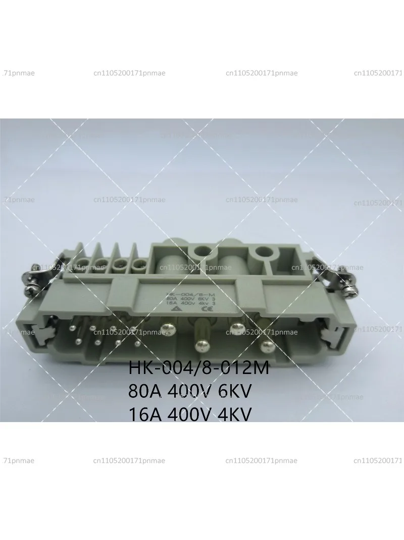 Rectangular Heavy Duty Connector 4+8 12 Pin Aviation Plug 80A+16A Male Female
Rectangular Heavy Duty Connector 4+8 12 Pin Aviation Plug 80A+16A Male Female