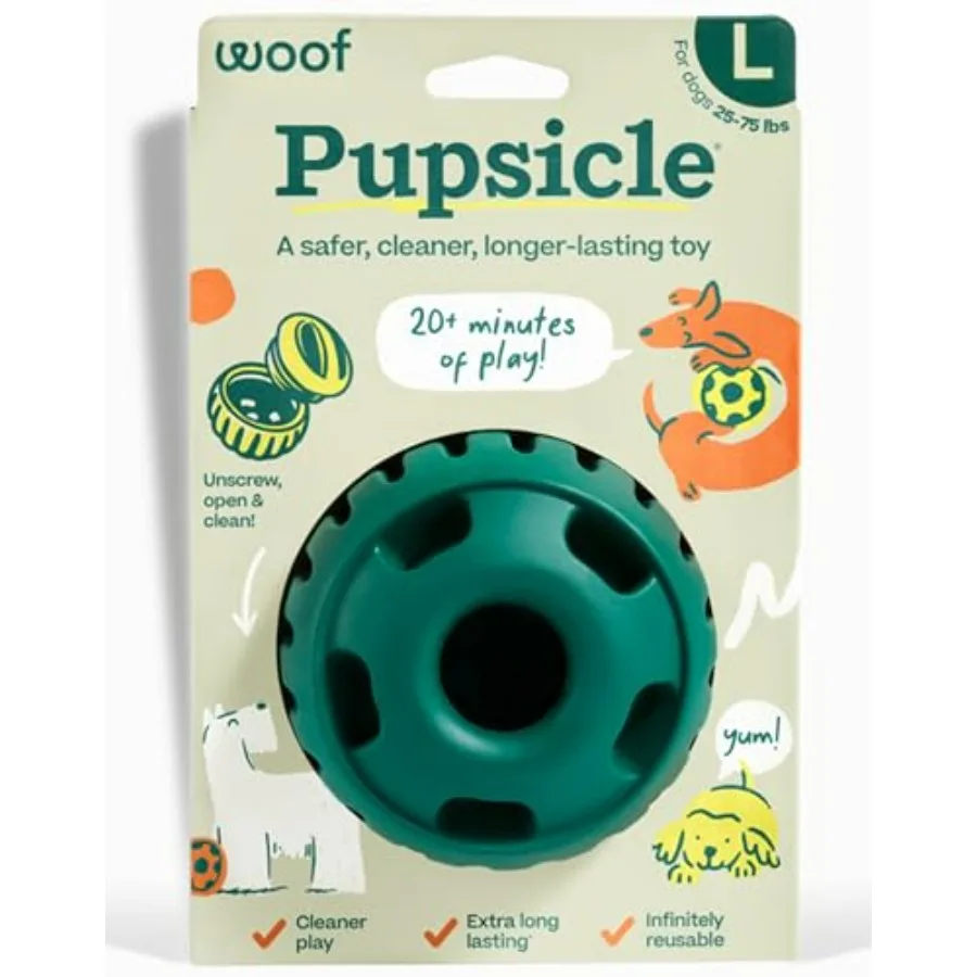 Pupsicle - Long-Lasting Interactive Dog Ball Toy to Keep Your Pup Busy and Distracted - Safe for Dogs - Low-Mess Design - Dog T
Pupsicle - Long-Lasting Interactive Dog Ball Toy to Keep Your Pup Busy and Distracted - Safe for Dogs - Low-Mess Design - Dog T