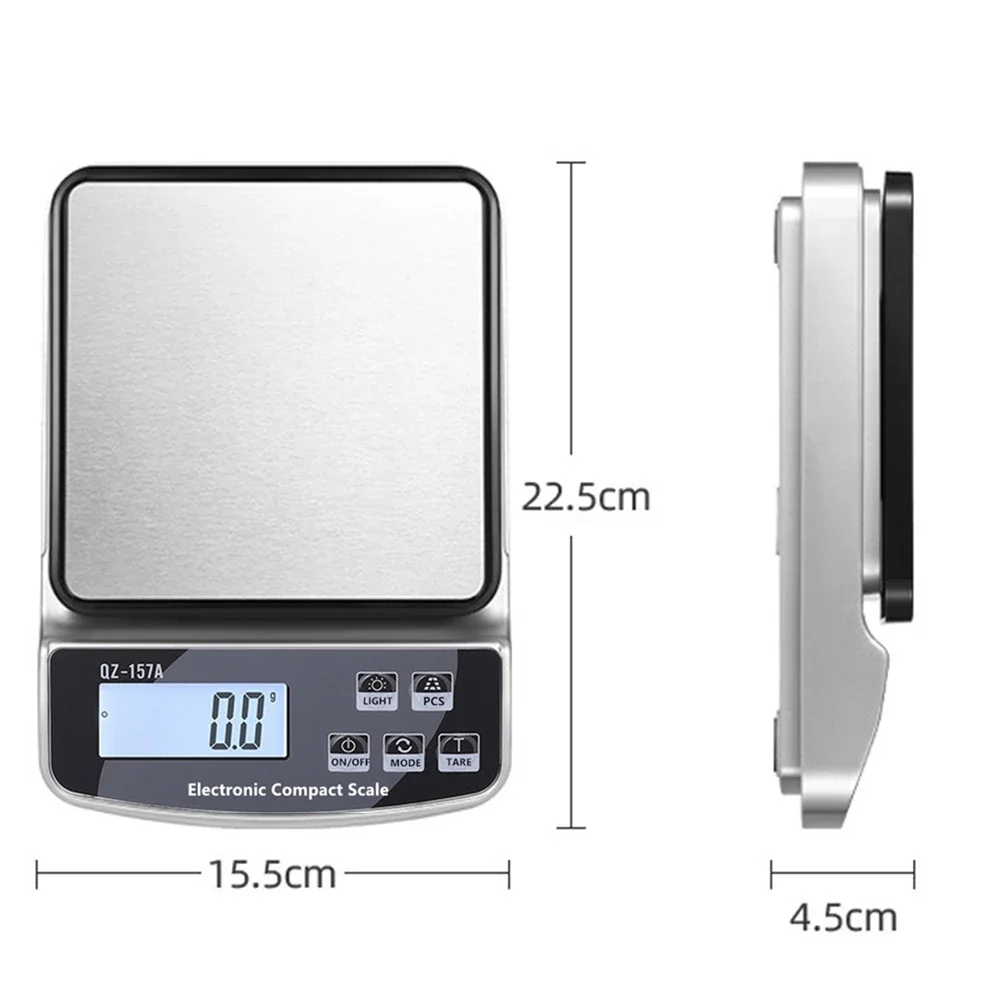Digital Scale 15KG/10KG/3KG Electric Kitchen Scale with Calibration Cooking Baking Measuring Tools Weighing Food Coffee Balance
Digital Scale 15KG/10KG/3KG Electric Kitchen Scale with Calibration Cooking Baking Measuring Tools Weighing Food Coffee Balance