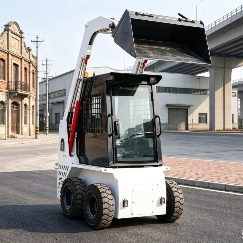 Customized High-quality skid steer carrier, mini skid steer loader, skid steer work machine for factory workshops
Customized High-quality skid steer carrier, mini skid steer loader, skid steer work machine for factory workshops
